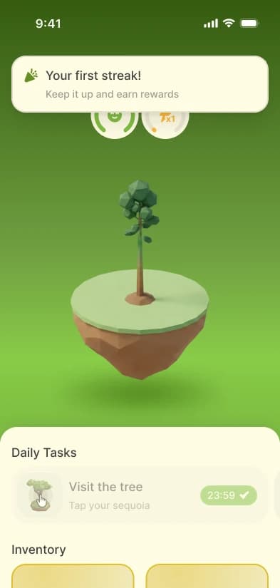 the 3d sequoia care screen